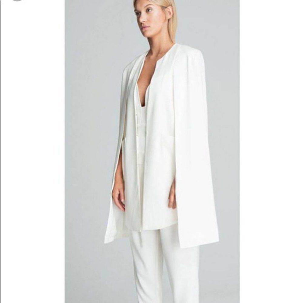 Blessed are the Meek Cape Blazer Ivory Medium‎